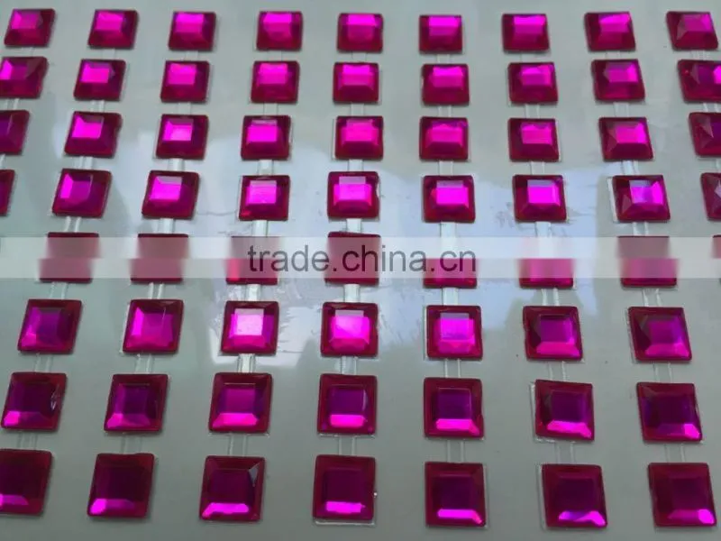 glitter self adhensive diamant crystal rhinestone sticker sheets