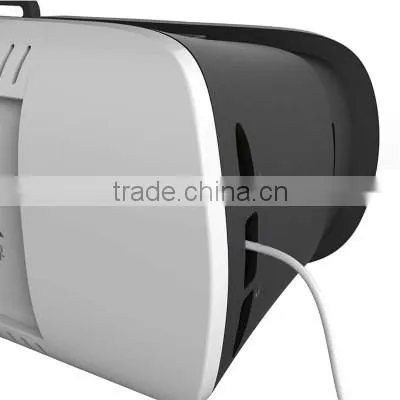 VR BOX TS-3D02 Virtual Reality 3D Glasses - WHITE