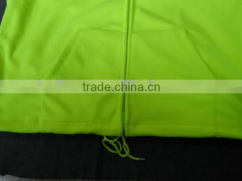 high visibility safety fleece jacket