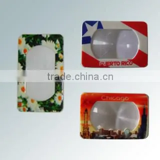 plastic fresnel lens magnifier, hard plastic cheap magnifying business cards