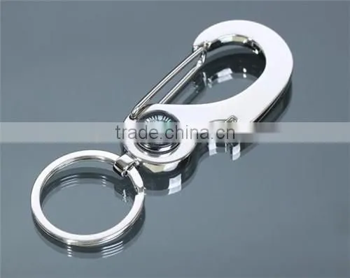 Promotional factory price metal reflective keychain