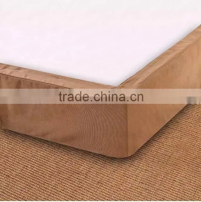 Plain Dyed 100 Polyester Hotel Collection Pleated Bedskirt