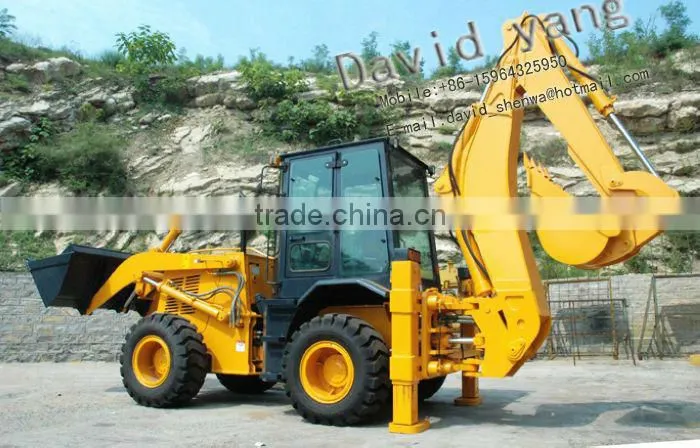 4*4 backhoe loader