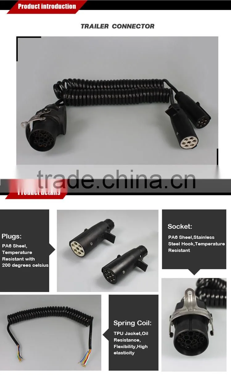 rosh Heavy duty trailer connector trailer part electrical coile