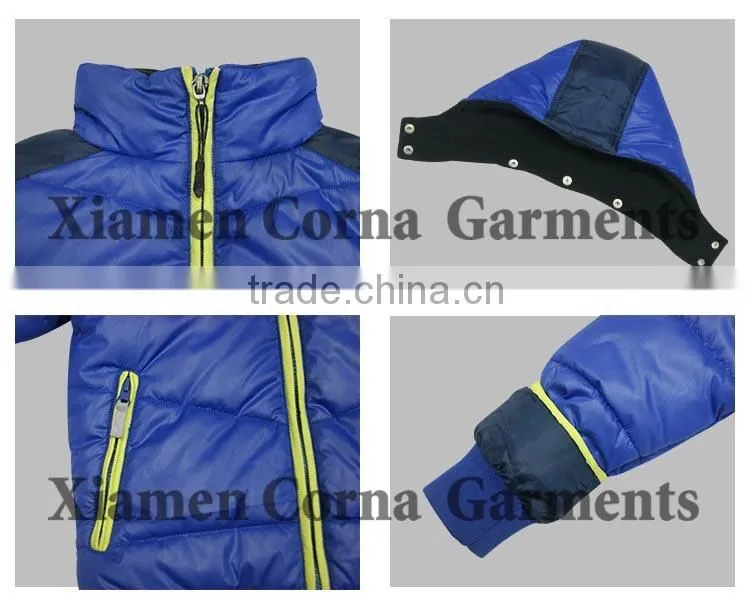 custom children casual jacket&OEM kid padded down jacket