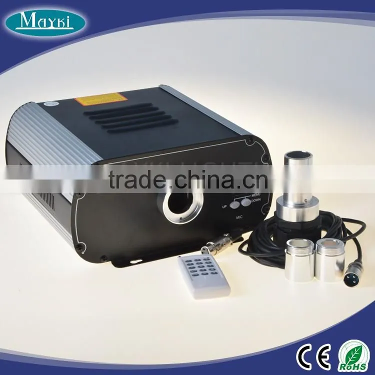 Dual color wheels 80W big power led fiber optic light source with DMX