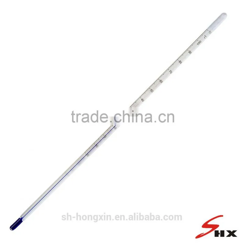 red,blue,green,black 300mm long alcohol/spirit Thermometers