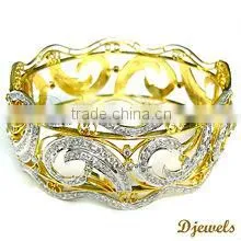 Diamond Gold Bangles, Gold Bangles, diamond Jewelry