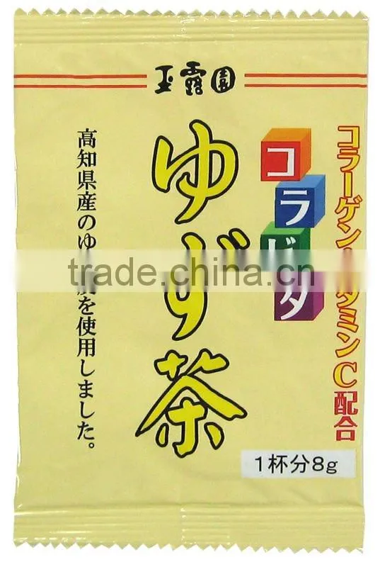 Colla Vita Yuzu Cha (Japanese citron tea) instant collagen and vita c drink soluble in both cold and hot water