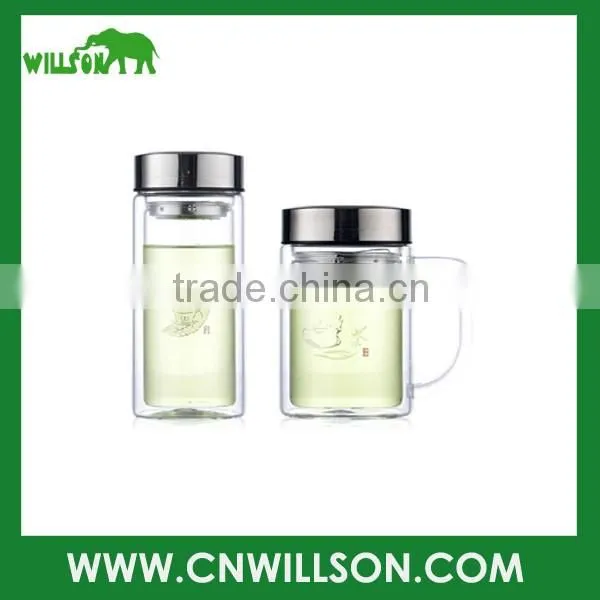 transparent glass mug for sublimation printing