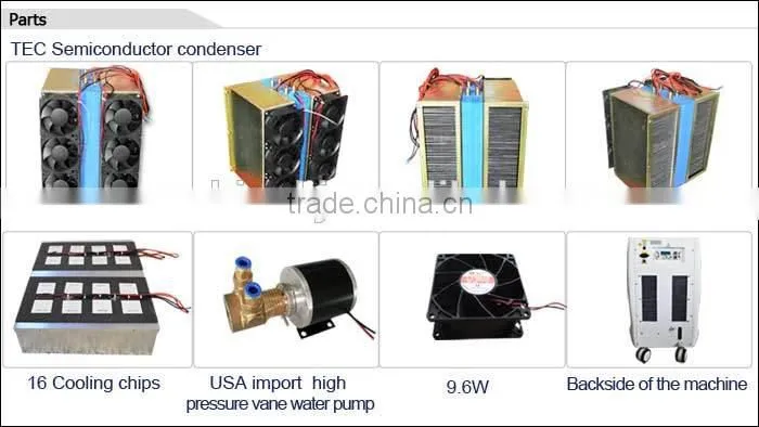 Hot selling big discount TEC condenser 15*25mm spot 808 diode laser hair removal