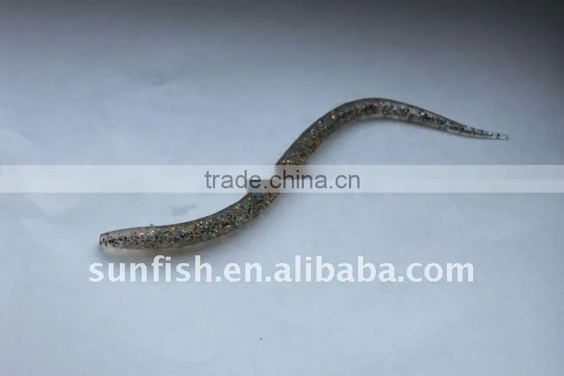 soft fishing lure worm