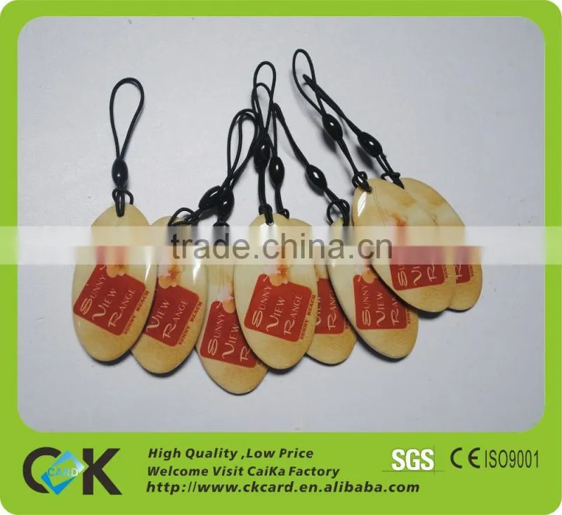 High Quality! Printing Eco-friendly plastic epoxy tag from gold manufacture