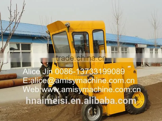 Amisy Self-propelled fertilizer compost turning machine for organic manure