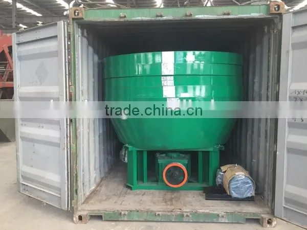 HUAHONG new type and good quality Lead edge runner wet pan mill to SUDAN
