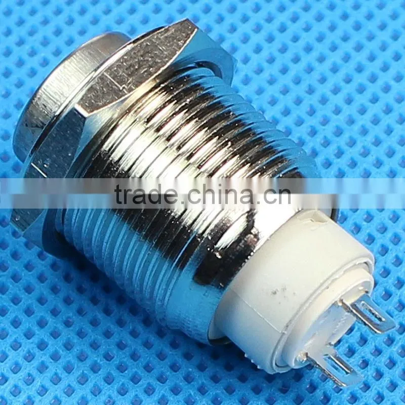 16mm latching push button switch ip67