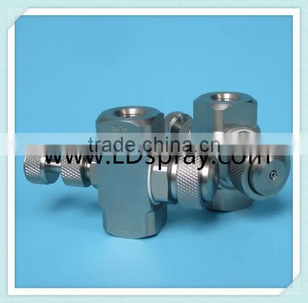 Adjustable siphon JN type stainless steel air water atomizer nozzles