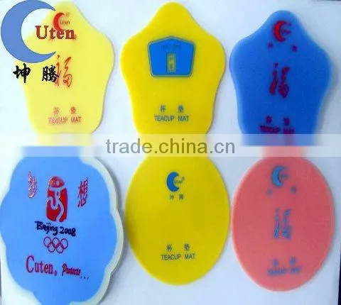 Silicon cup cushion with unique feature logo