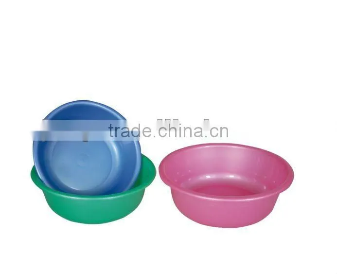 red plastic water basin for house,washing basin