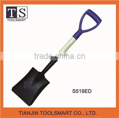 Hot sale steel forged garden spade shovel with wooden handle