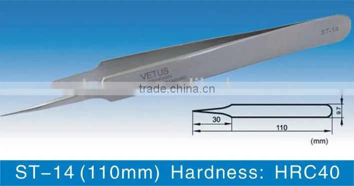 Wholesale Eyebrow Tweezers,ST-14 Stainless Steel Tweezers