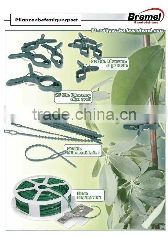 PP plastic garden clips for plant/tree