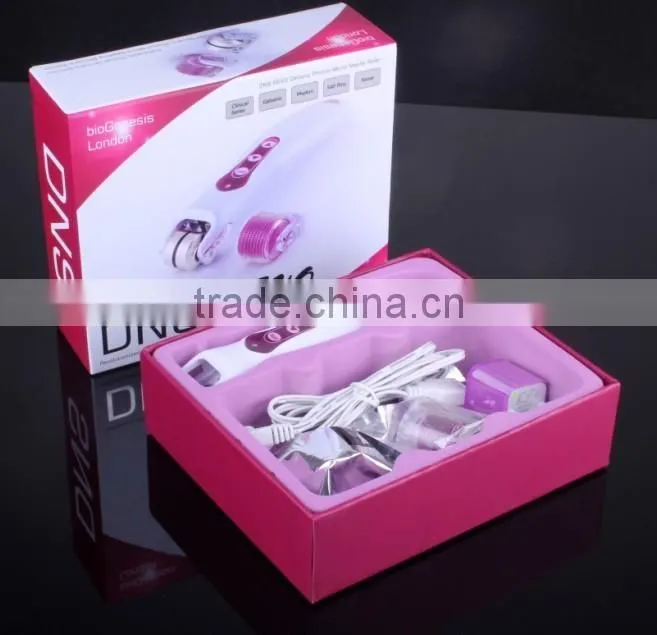 Hot sale BIO Electric DermaRoller 540 LED micro needles derma roller Photon roller