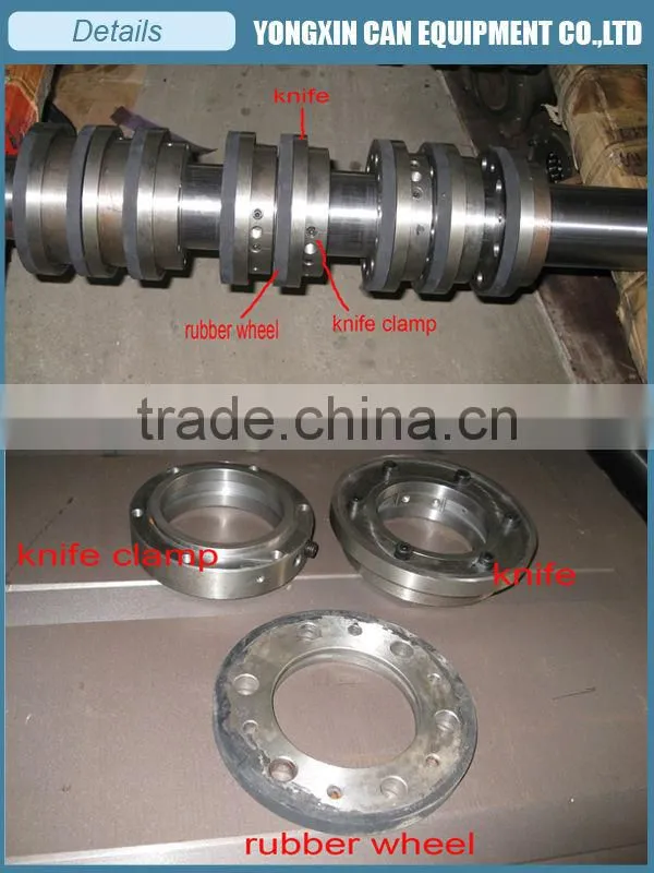 Good quality Tinplate tin can cutting machine