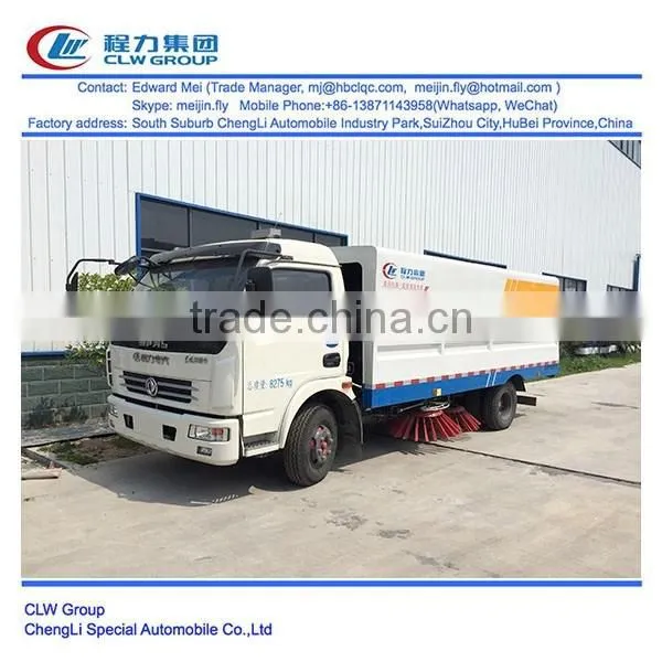 Dongfeng 4*2 type 120hp 7 ton road cleaning truck