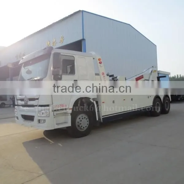 300Hp SINOTRUK HOWO 6*4 Large Wrecker Truck 20 ton