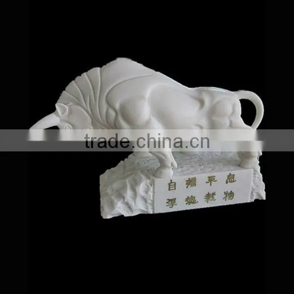 Small Marble Animal Craft of Ox Statue