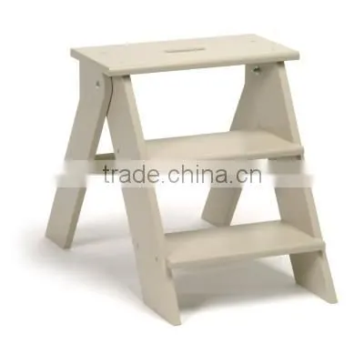 Solid Wooden Step Stool