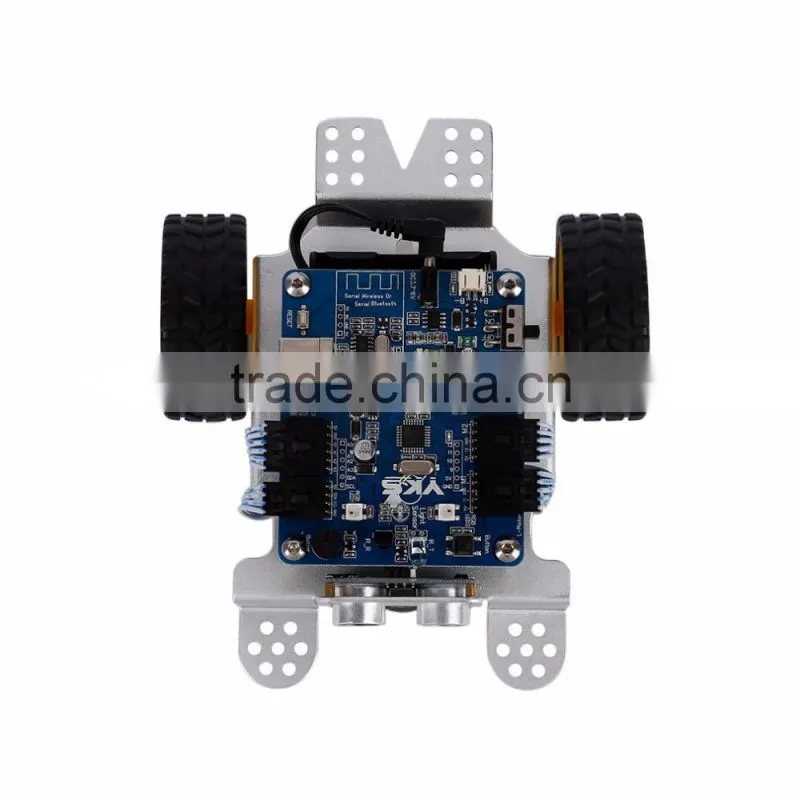 New Arrival Creative DIY Smart Toy Robot Car, Intelligent Programmable Early Educational 2 Wheel Robot Kit Toy Car For Children