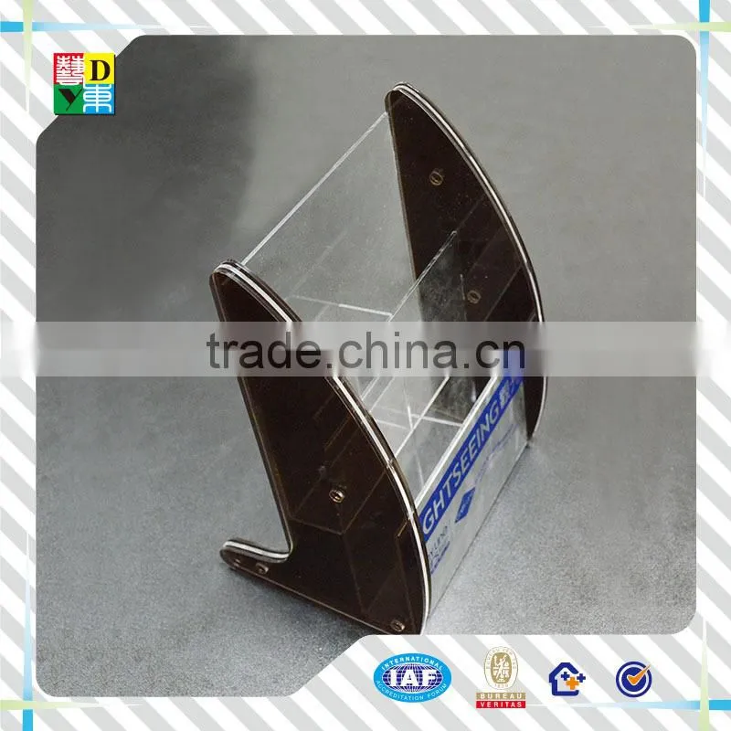 High quality brochure display stand/custom design acrylic office supplies China manufacturer wholesale price