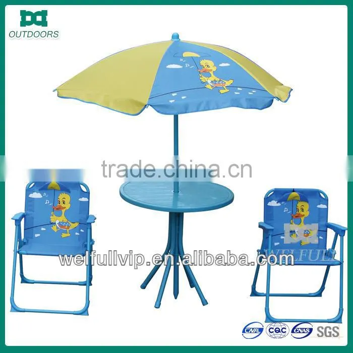 High quality jolly iron kids table and chairs sets