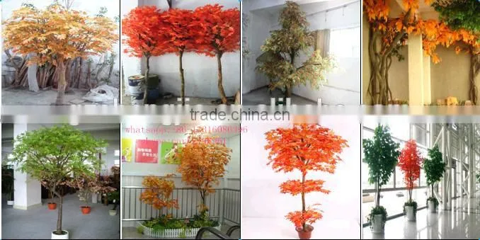 wholesale artificial plants and trees artificial red maple tree lifelike artificial tree