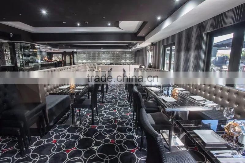 A9527 Octagon artifical marble dining table and chairs sets
