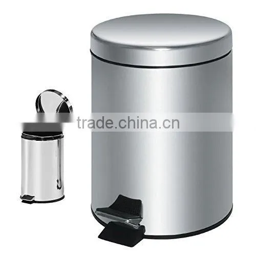 5 Liter/1.3 Gallon Round Step Color Trash Can