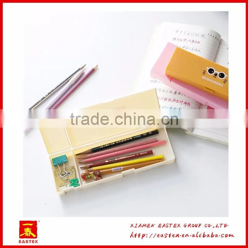high quality cartoon packing pencil box & kids pencil case