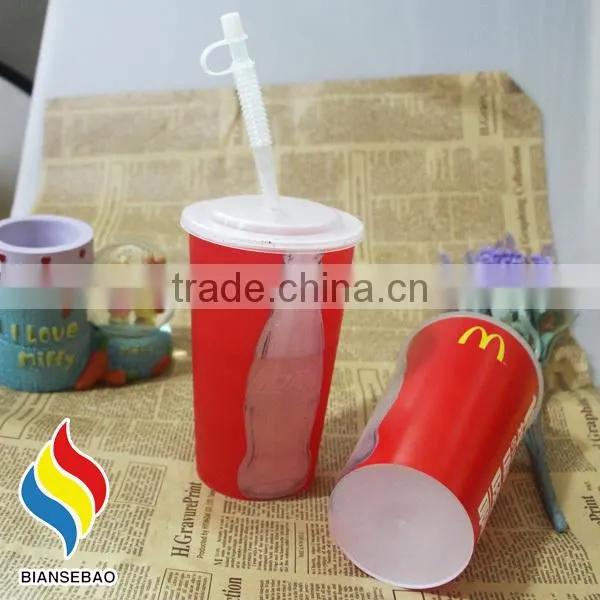 LFGB passed PP color changing kids cup with customized logo