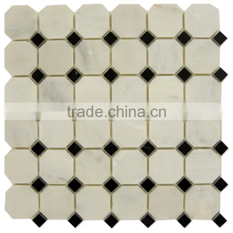 MM-CV321 Super quality home decoration natural stone octagon mosaic tile