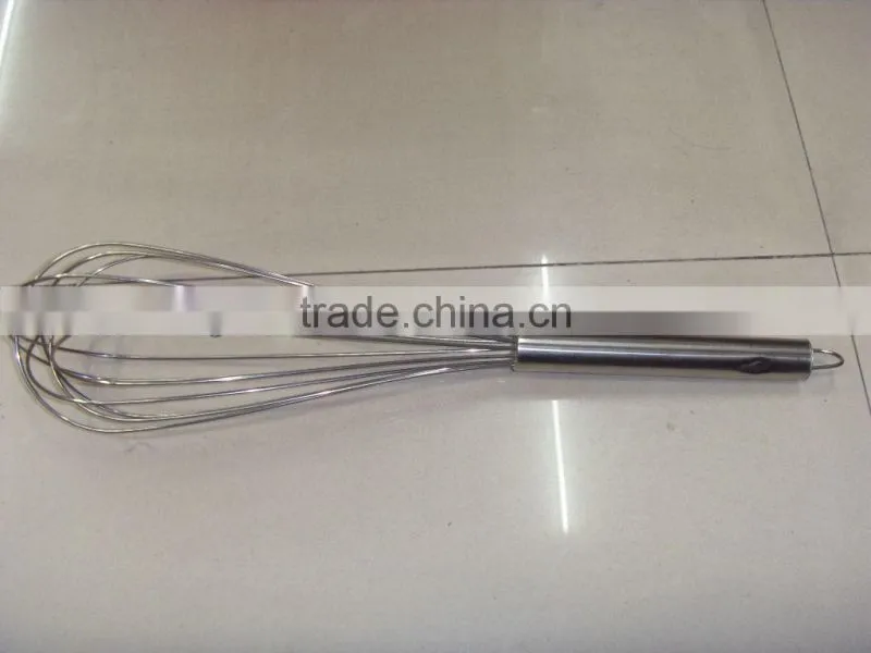 12inch Hand Held Stainless Steel Egg Rotating Whisk