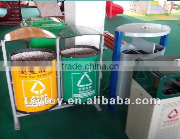 2013 AMAZING!!PARK STREET LITTER BIN STAINLESS STEEL GARBAGE BIN