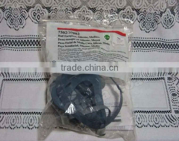 Silicone Rubber Half Facepiece Fire Escape Smoking Gas Mask