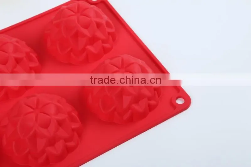 Flower muffin mold, food grade silicone bakeware cake pan,cupcake mold,pastry tools