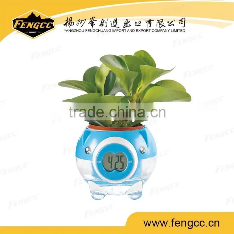2016 Plant eco friendly clock for office desktop decorative