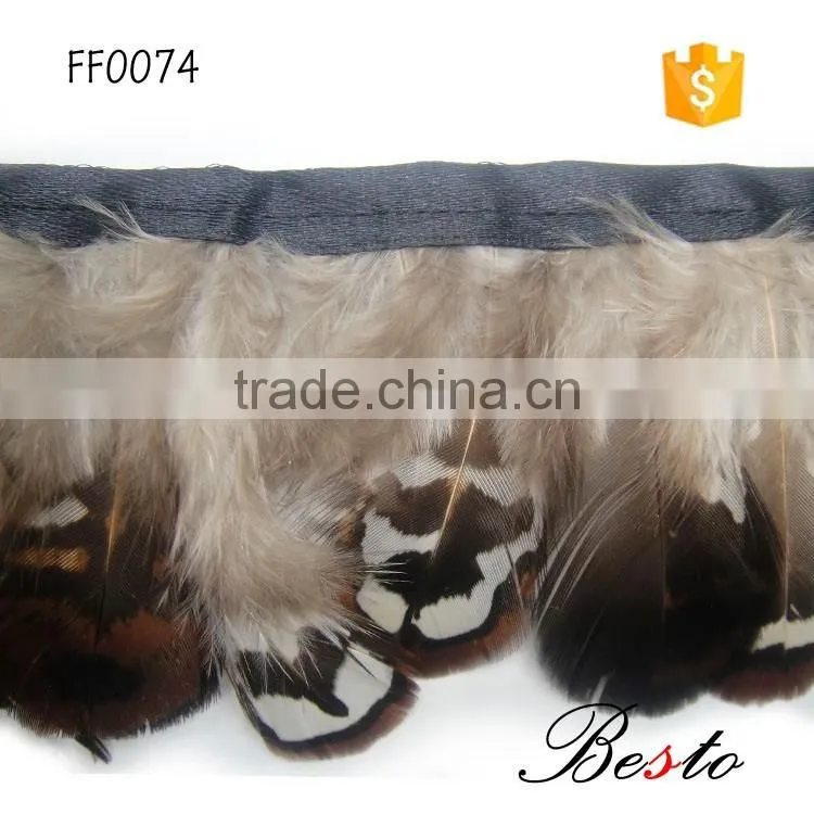 Guangzhou factory wholesale artificial feathers pheasant for feather headpiece carnival