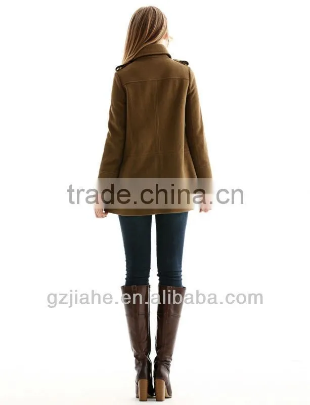 2012 new fashion coat design for lady