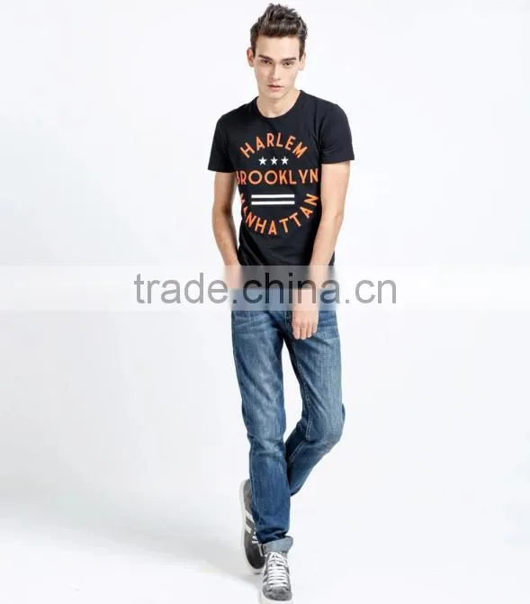 OEM cotton Jersey style t shirt Men / Custom style t shirt