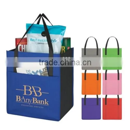 Non Woven Polypropylene Shopper Tote bags with Pocket